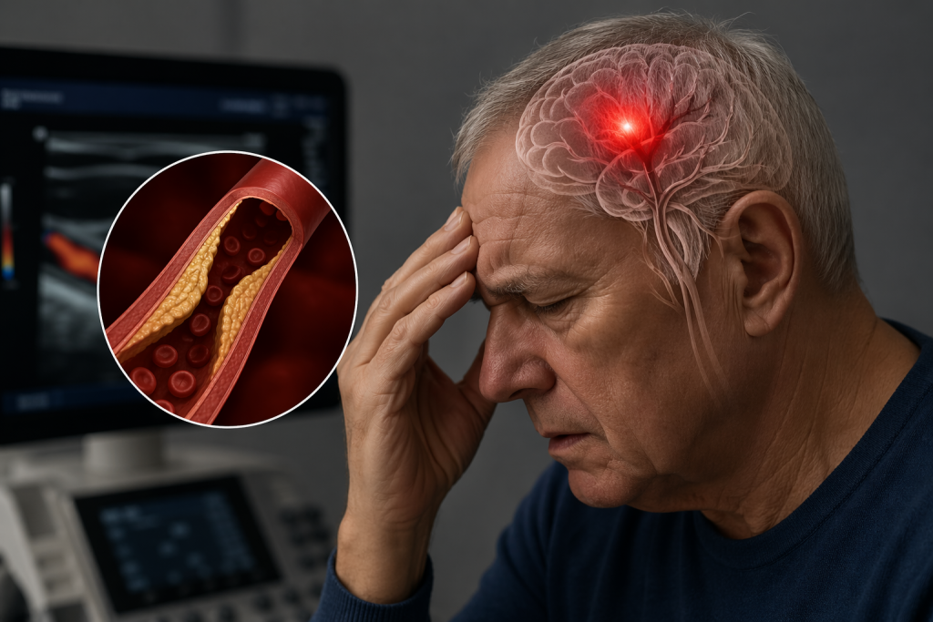 A Relação Perigosa: Como a Estenose Carotídea Causa o AVC e Como um Check-up Vascular Previne o Derrame Cerebral